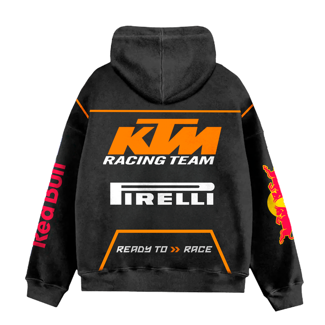 Orange Racing Hoodie