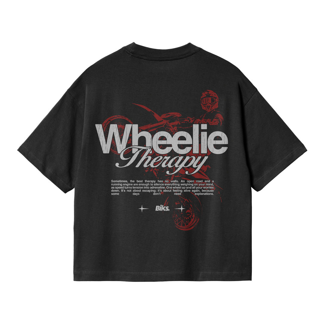Wheelie Therapy Tee